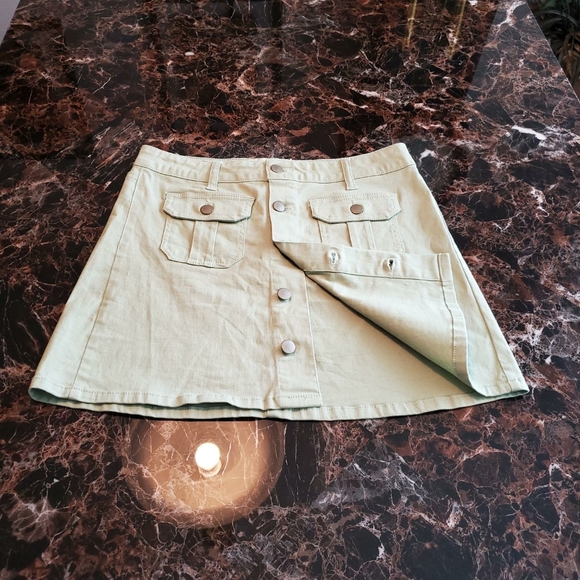 Altar'd State | Button-down Mini Skirt - Picture 2 of 4